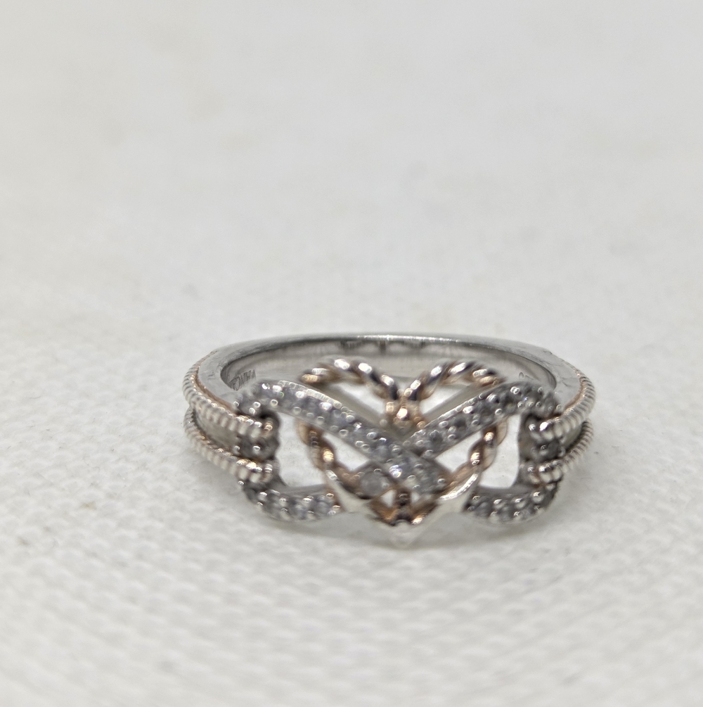 Vancaro Rose Gold Sterling Heart Infinity - Picture 6 of 6